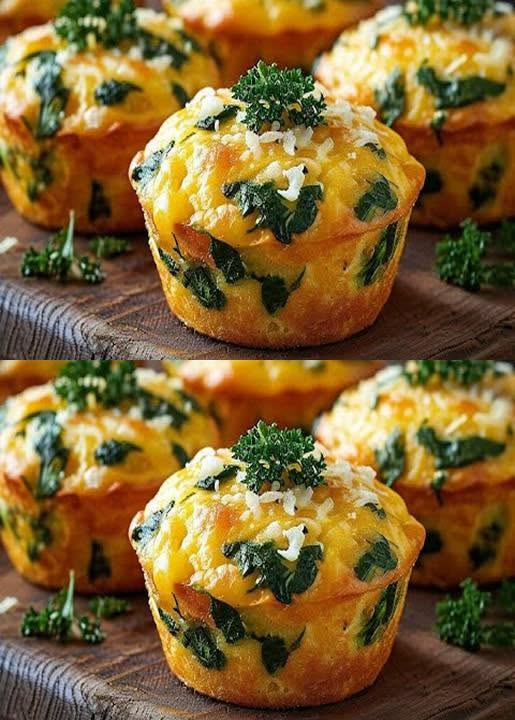 Spinach & Cheese Egg Muffins