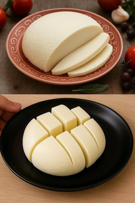 Homemade Cheese with Milk, Yogurt, and Lemon