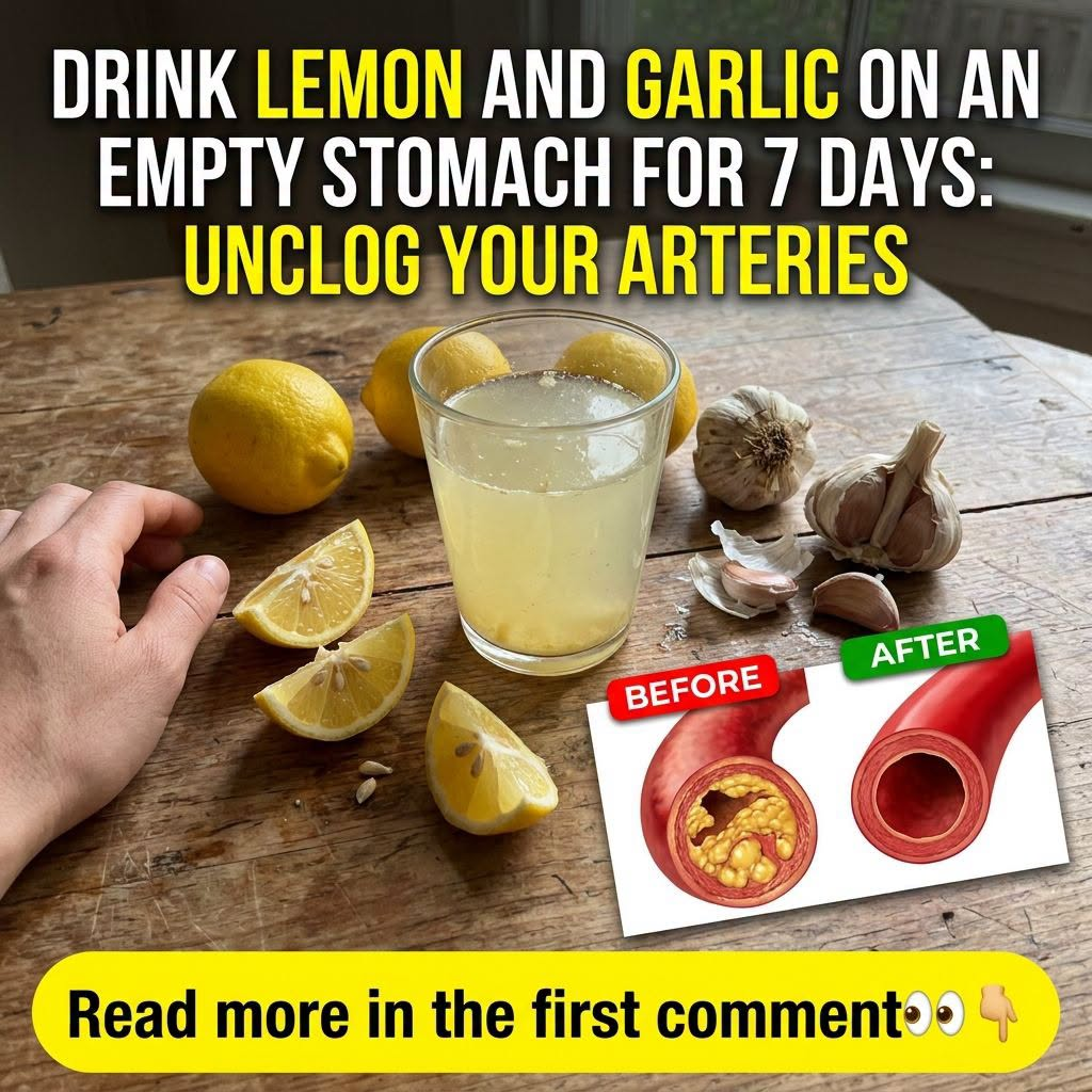Unlock the Unexpected: How This Basic Lemon & Garlic Drink May Support Your Arterial Health