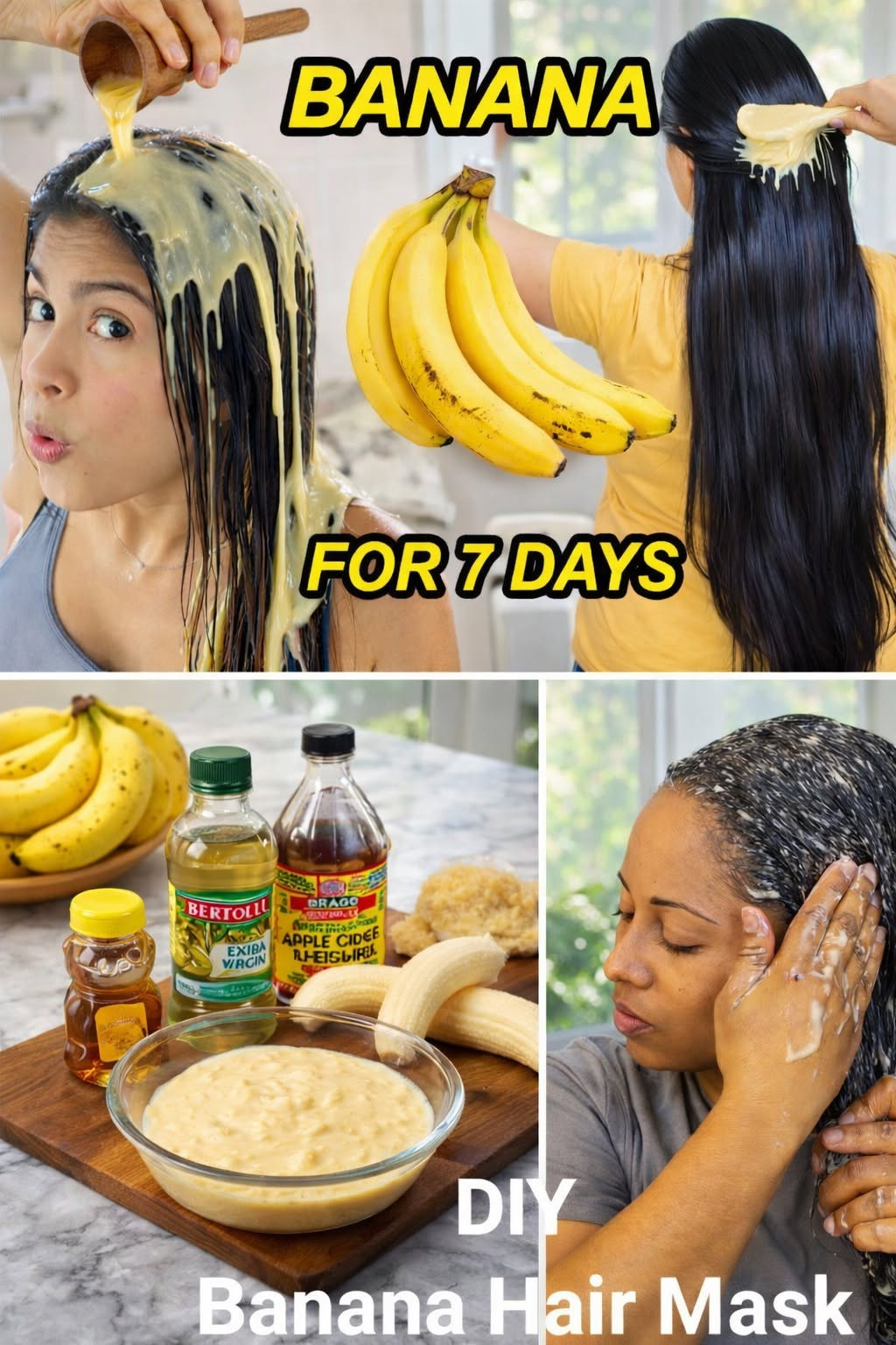 Banana Hair Mask: 5 Little-Known Secrets That Turn Dry, Frizzy Hair into Silky, Shiny Strands Overnight