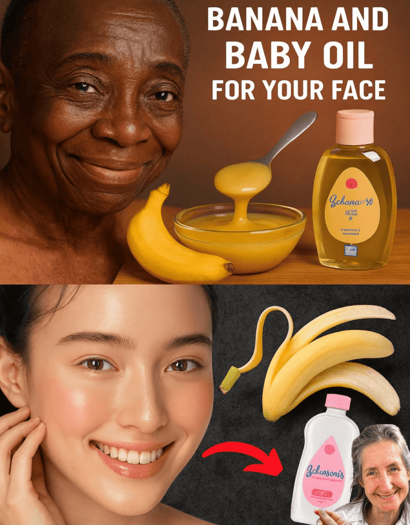 Mix Banana Peel with Baby Oil: The Secret No One Will Tell You for Radiant Skin and Hair