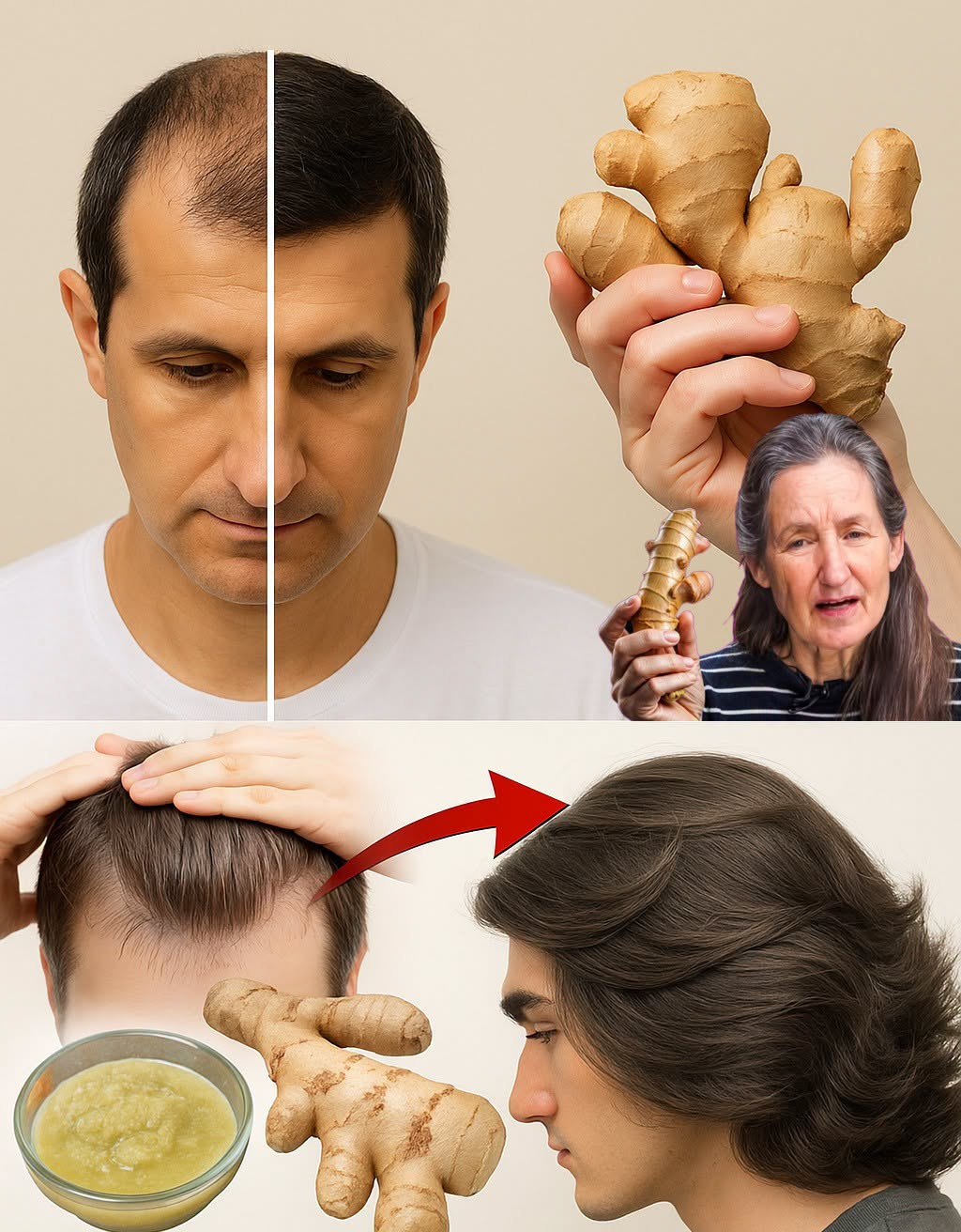 Secret Hair Growth Formula: Ginger, Rosemary & More for Longer, Healthier Hair!