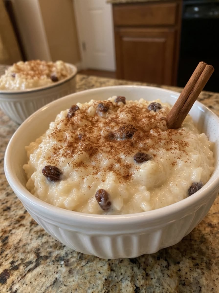 Classic Homemade Rice Pudding