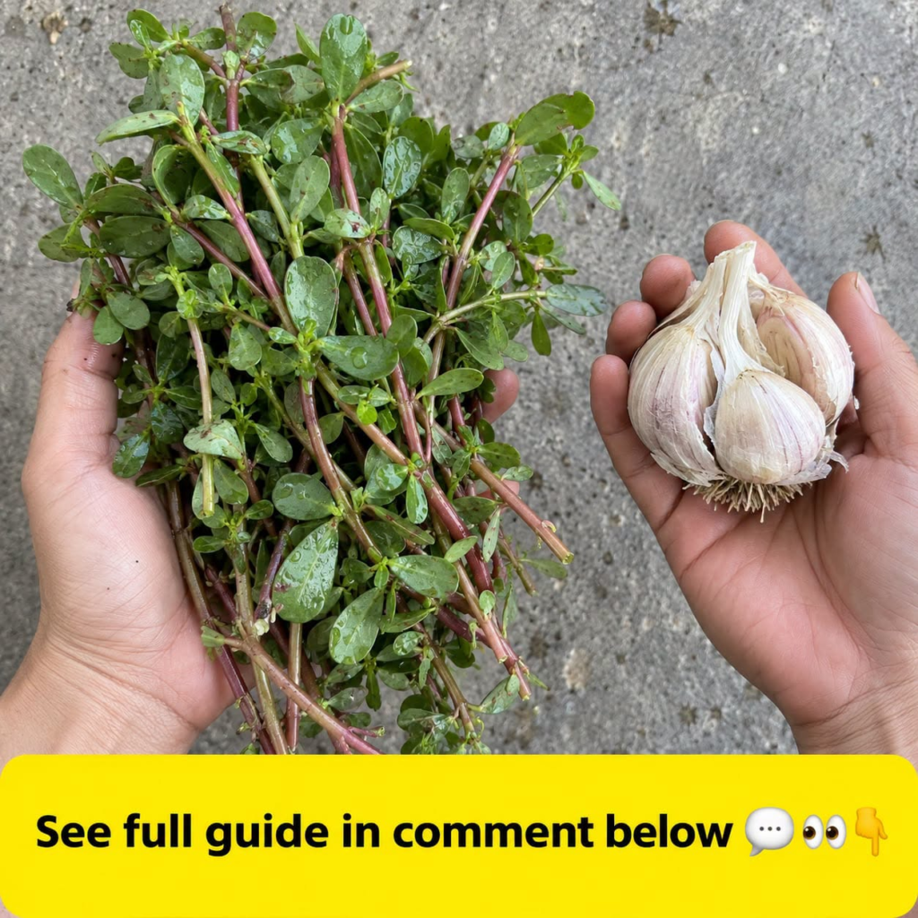 Beyond the Salad Bowl: Your Guide to a Purslane and Garlic Skin Soothing Paste