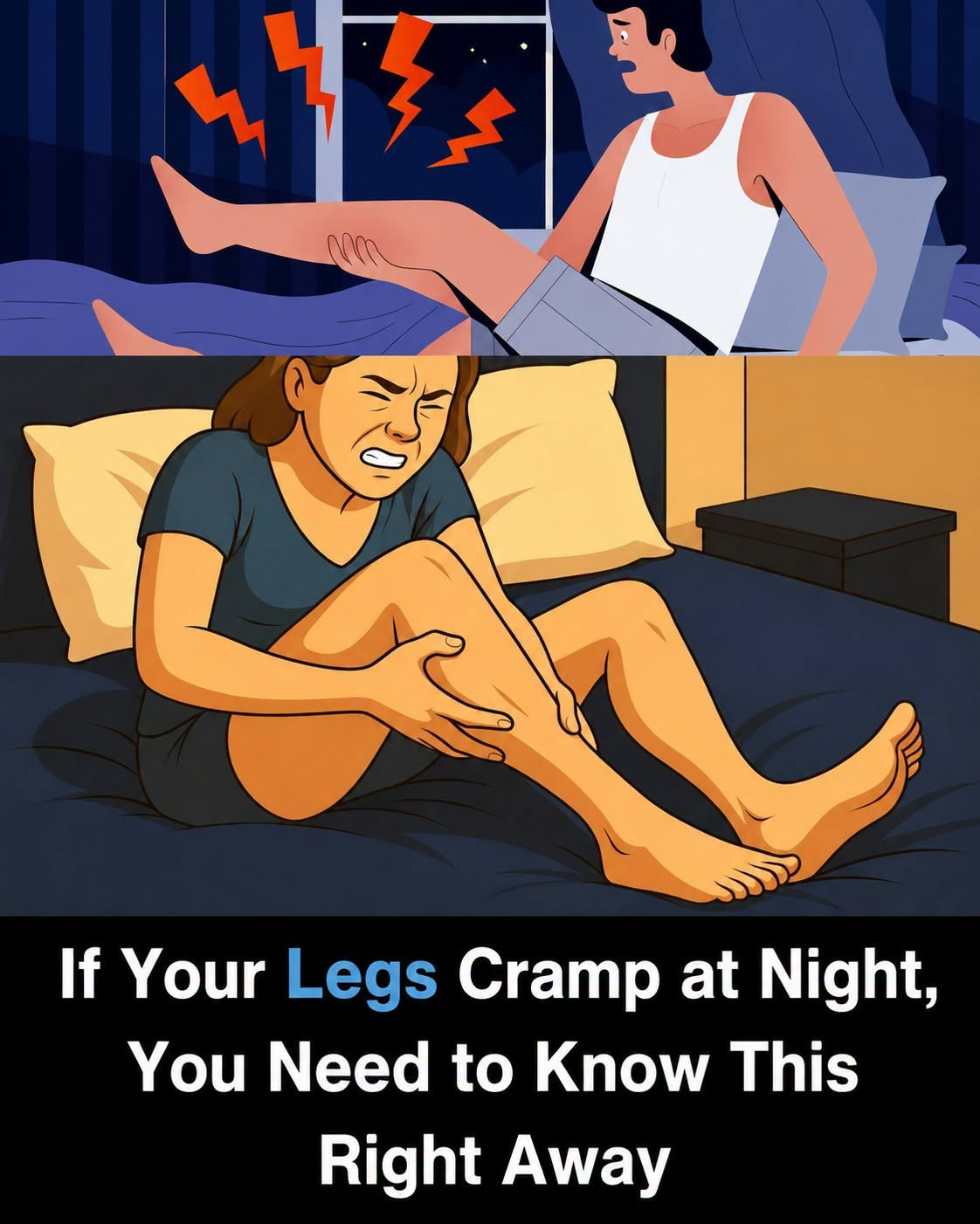If Your Legs Cramp at Night, Don’t Ignore It: What Your Body May Be Telling You