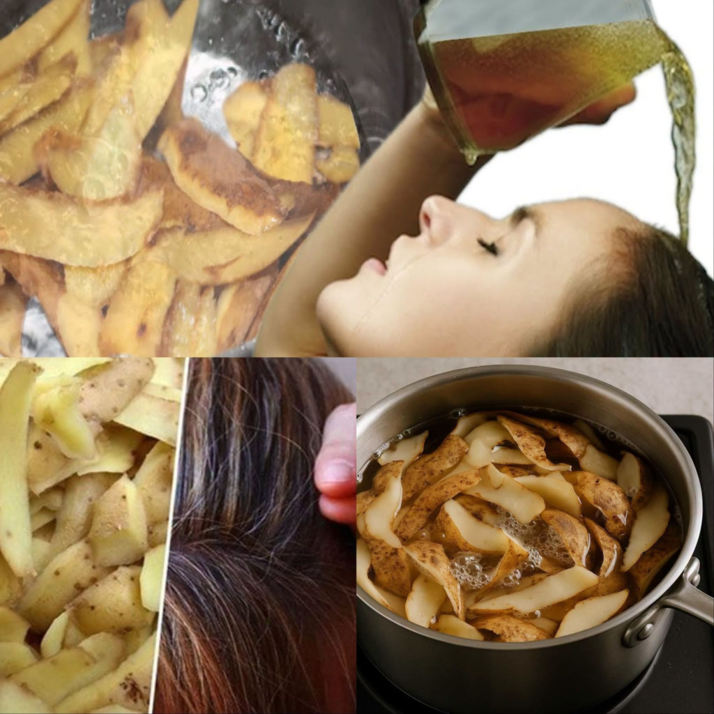 Potato Peels To Turn Grey Hair Black Naturally