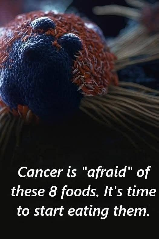 Cancer is “afraid” of these 8 foods.!!