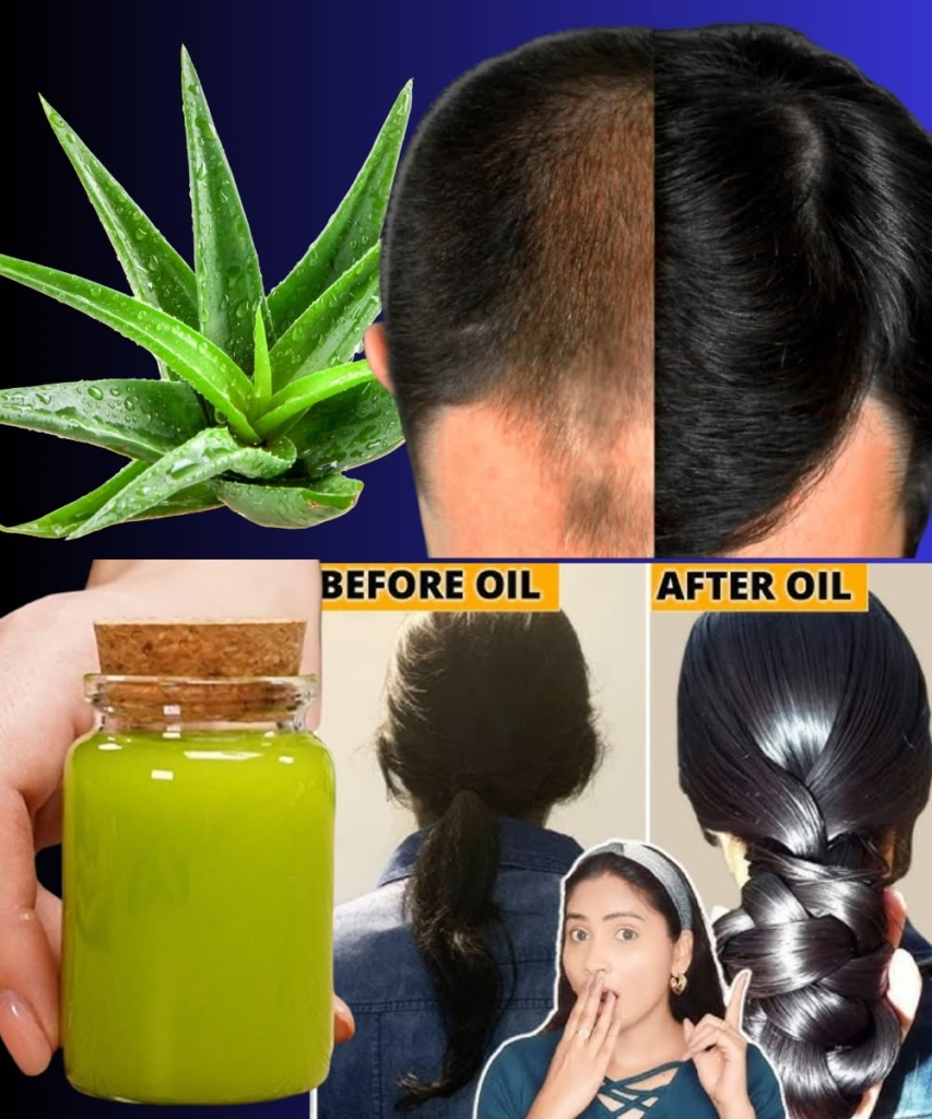 Hair Grows Like Crazy and Doesn’t Fall Out – A Powerful Natural Remedy with Aloe Vera