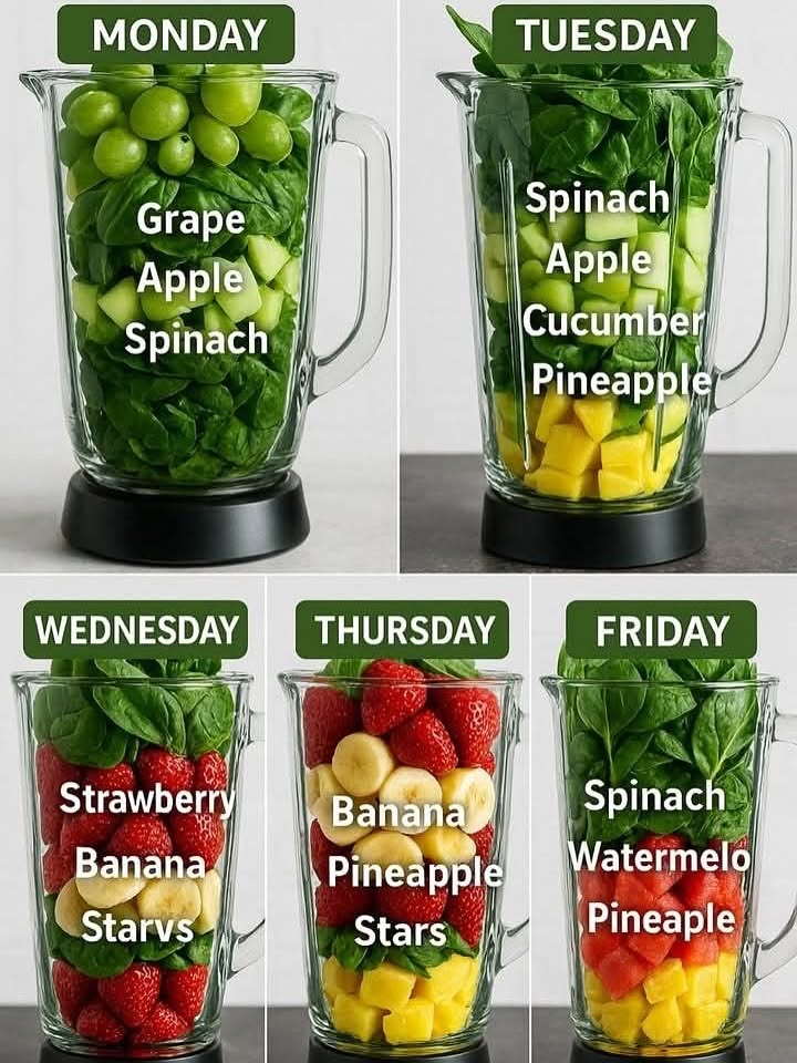 7-Day Smoothie Plan for Glowing Skin, Silky Hair & Natural Energy