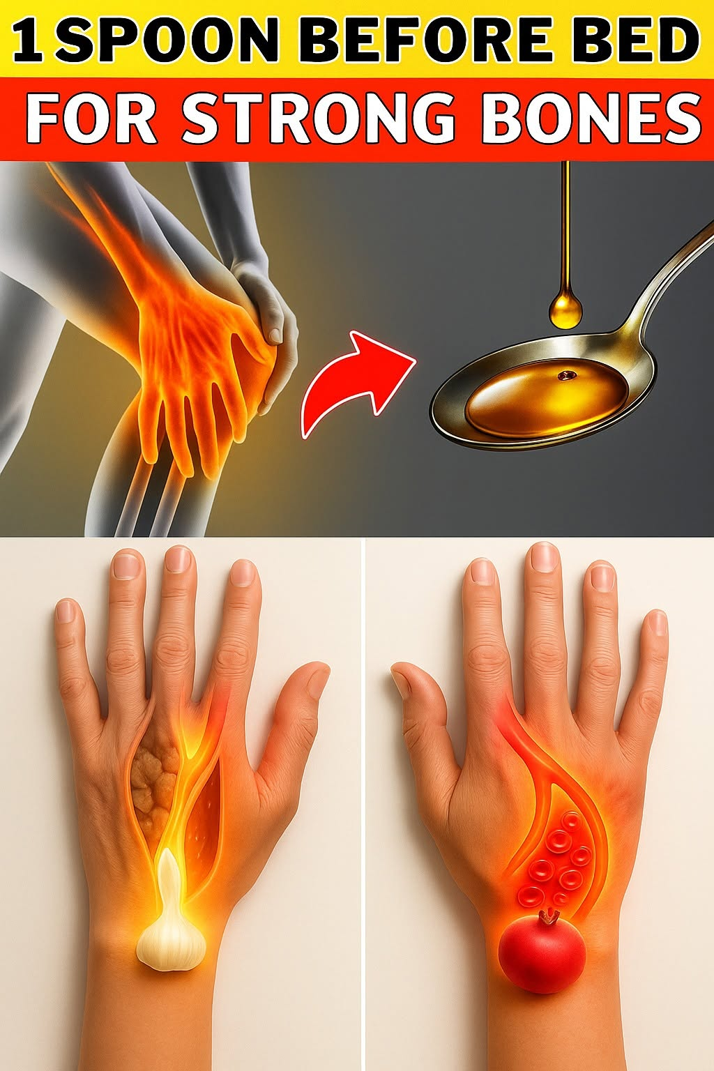 The Bedtime Spoon That Strengthens Bones Naturally After 50