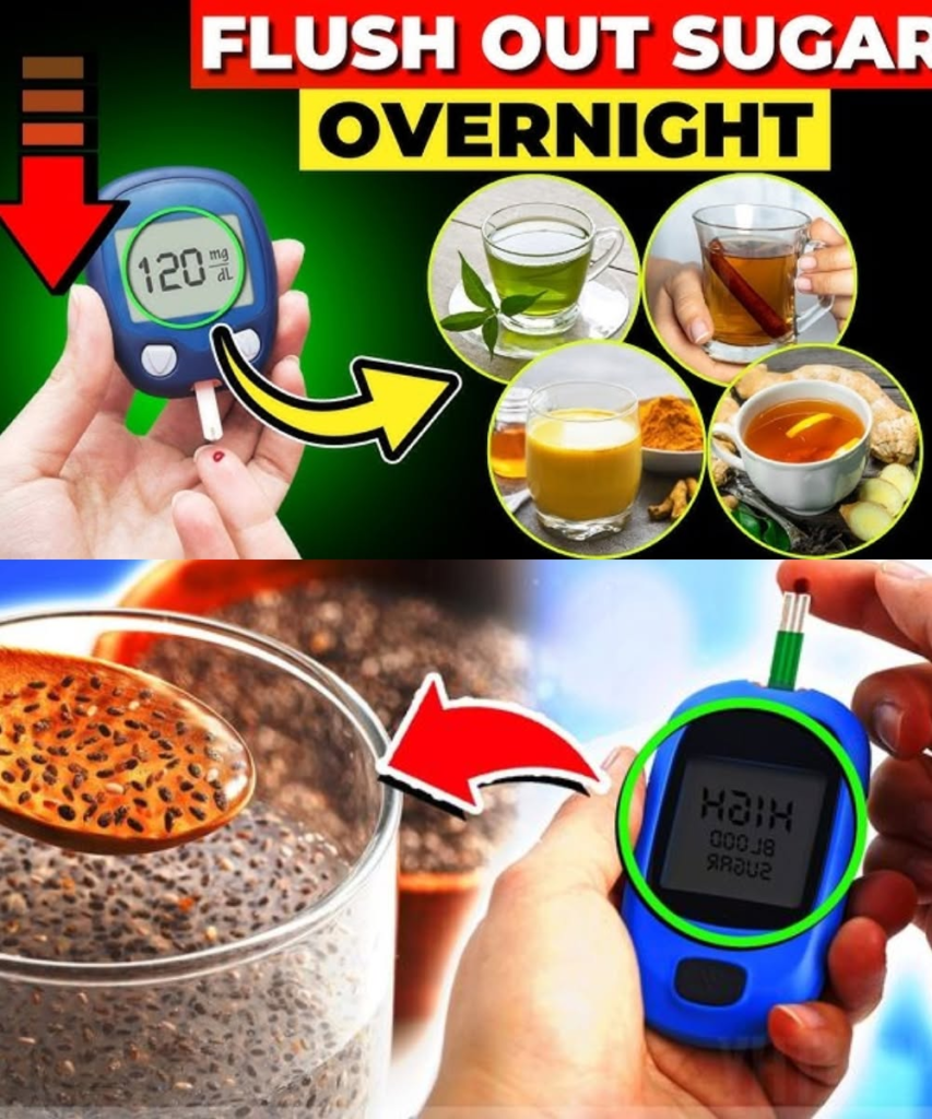 FLUSH Out Blood Sugar OVERNIGHT By Eating These 10 SUPER Foods