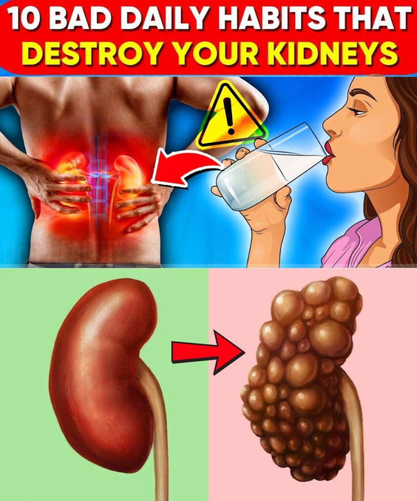 10 Harmful Daily Habits That Are Destroying Your Kidneys
