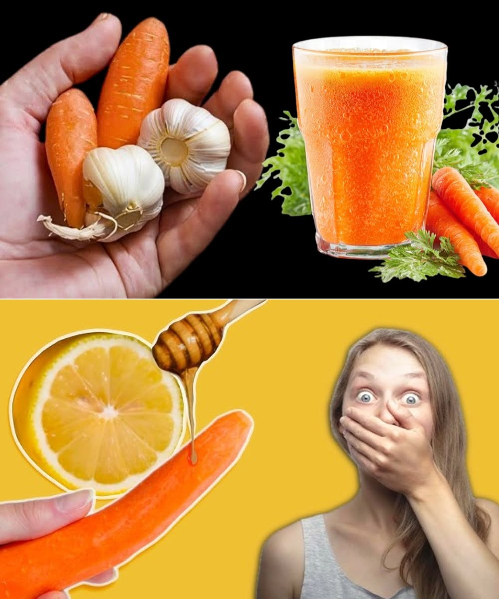 A Simple Natural Drink That May Support Male Vitality — Using Carrots and Garlic!