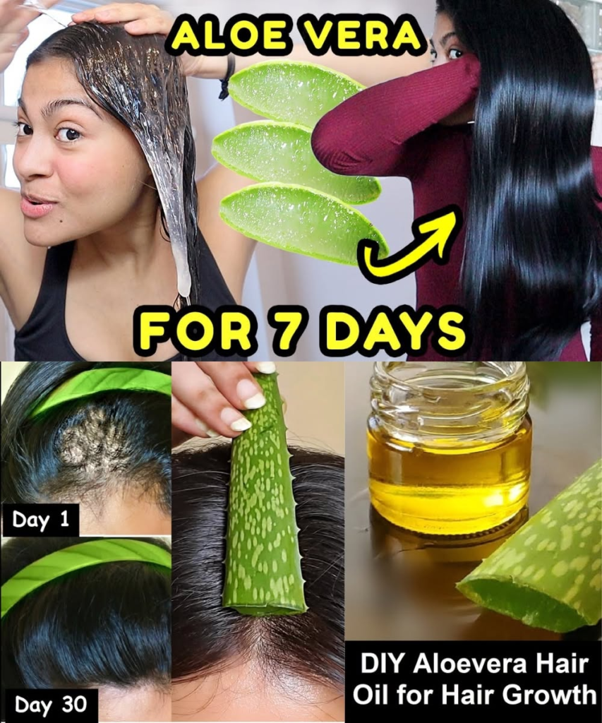 I Used Aloe Vera in My Hair for 7 Days – Here’s What Happened! Before & After Transformation