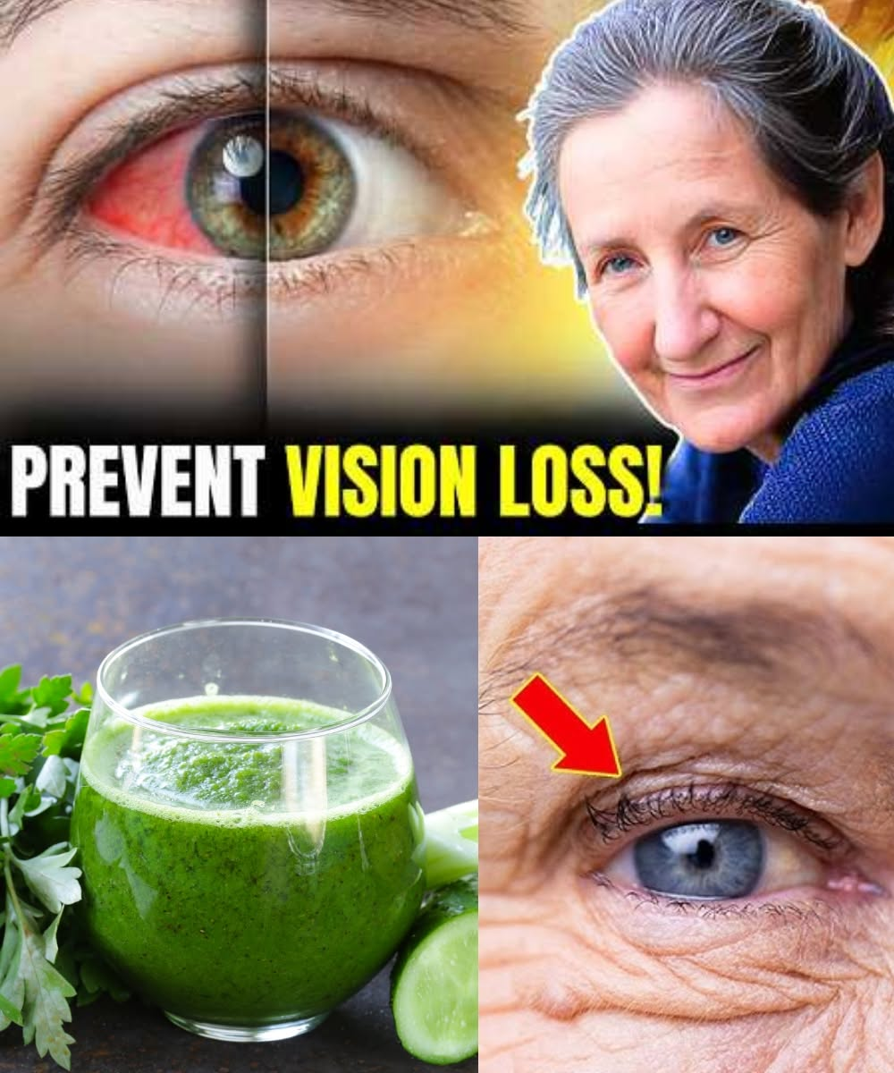 Feeling Eye Strain or Blurry Vision? Try This Natural Parsley Drink!
