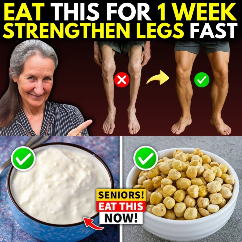 Shocking Reveal: SENIORS, Eat This to STRENGTHEN Your Legs After 60 | Top 15 Power Foods