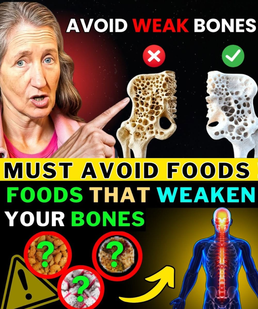 Bone Damage ALERT! These Everyday Foods Is Destroying Your Skeleton!
