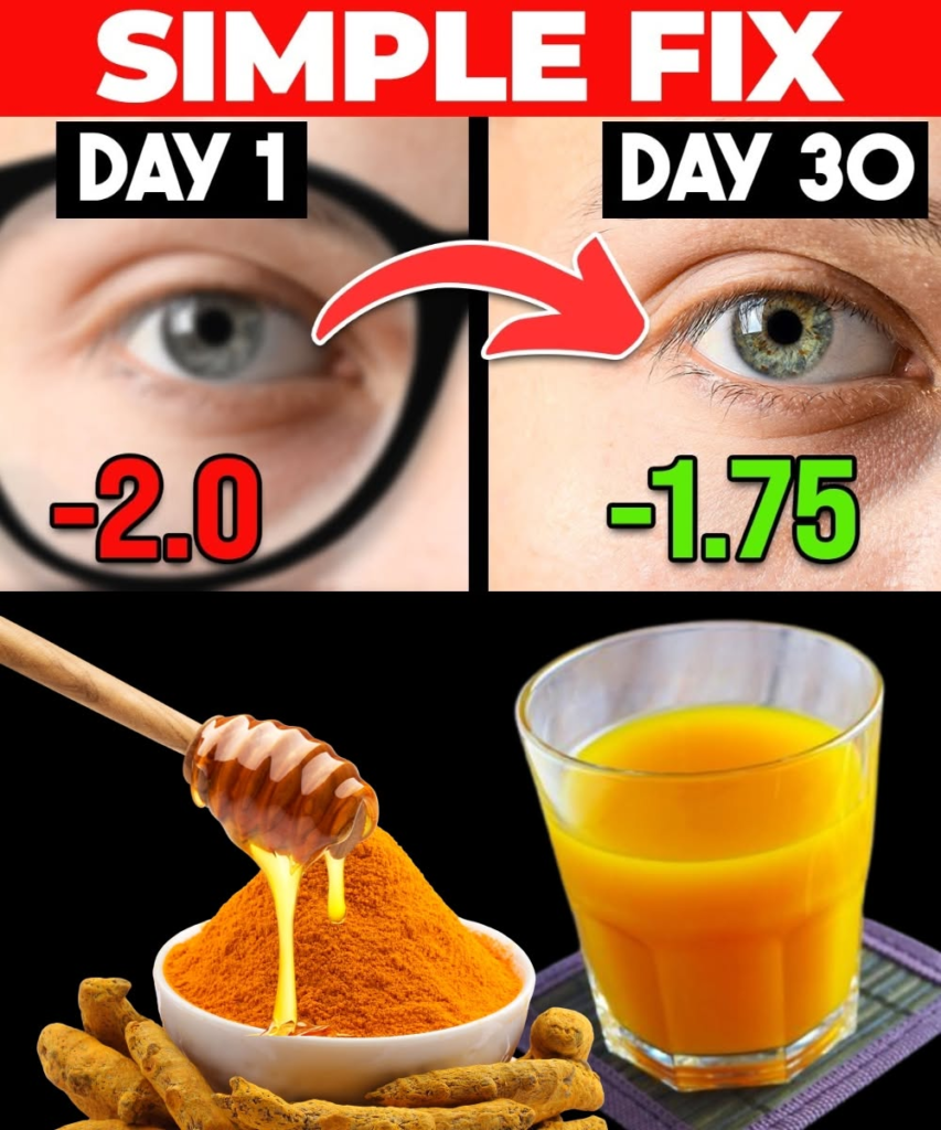 Restore Your Vision in Just 2 Weeks with the Power of Turmeric, Carrot, and Honey