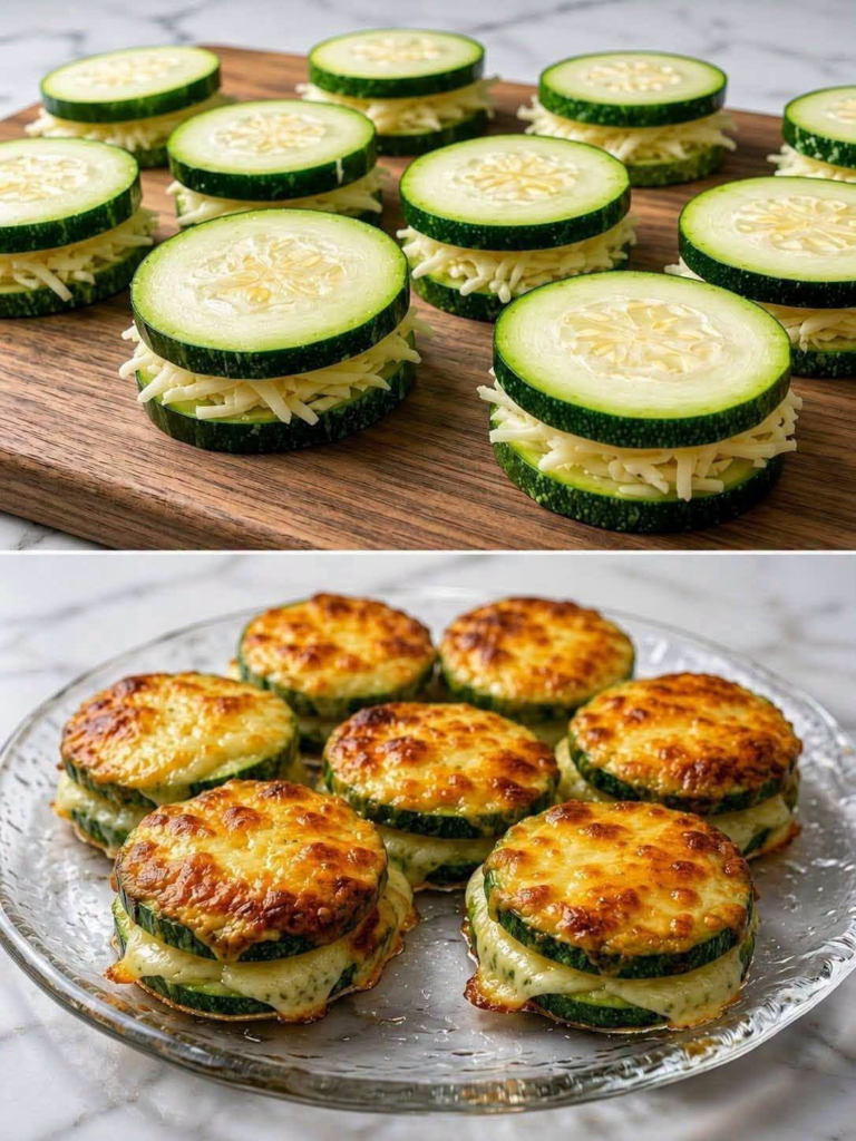 Cheesy Zucchini Rounds – The Easiest Low-Carb Snack You’ll Make All Summer