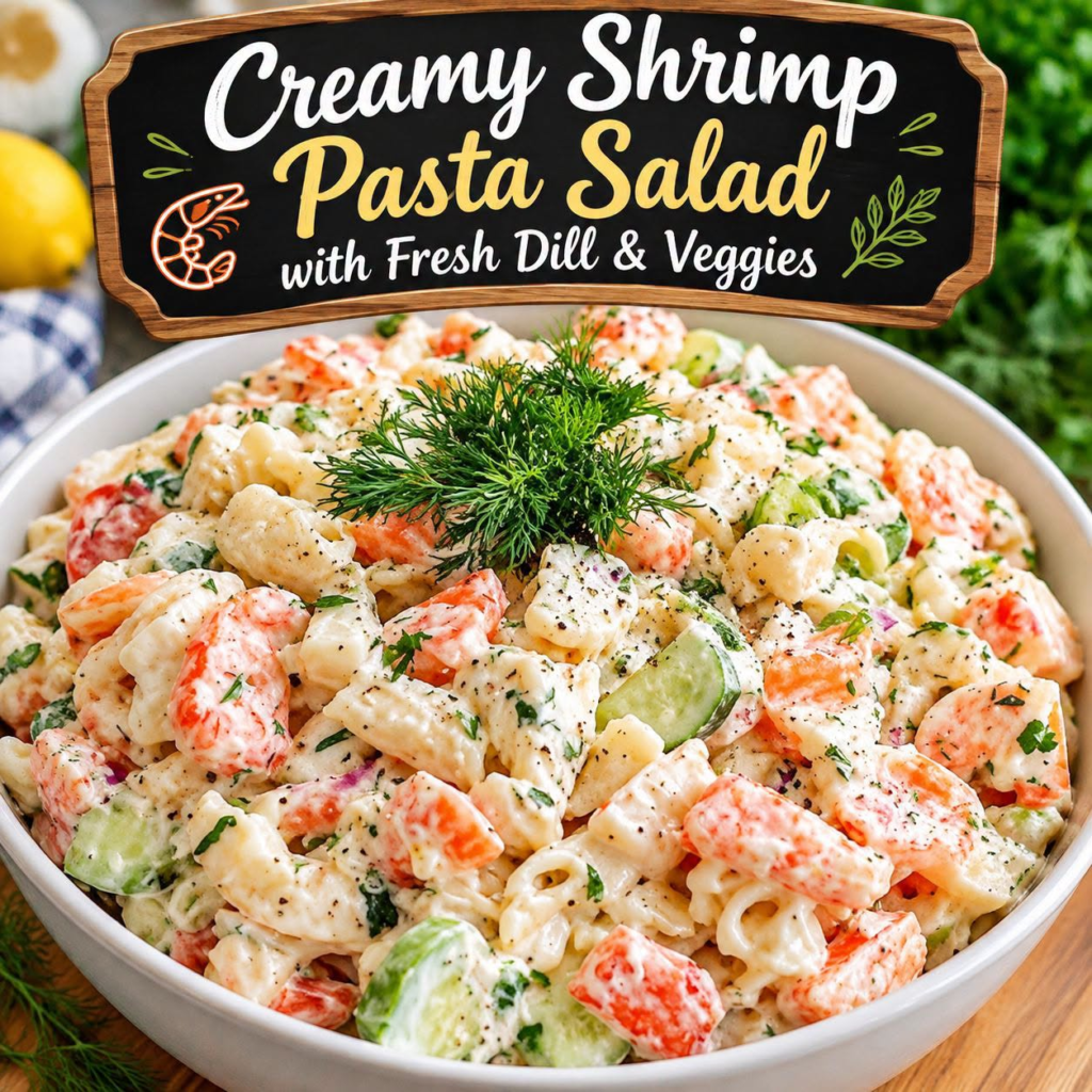 Creamy Shrimp Pasta Salad