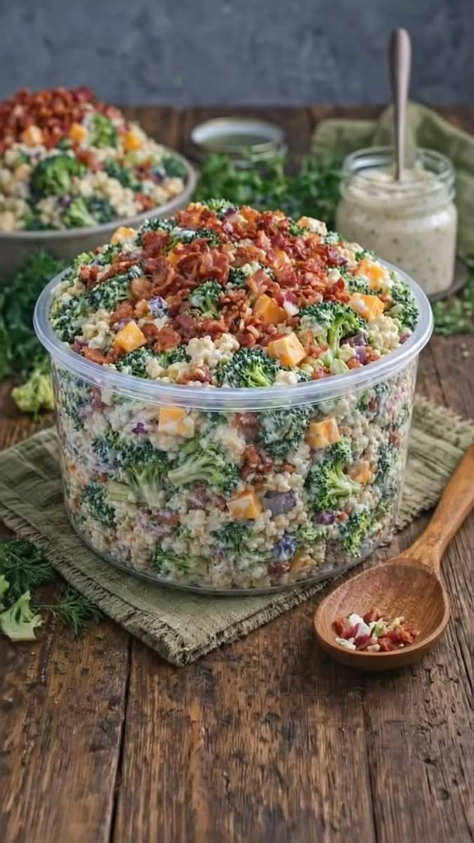 Creamy Broccoli, Bacon