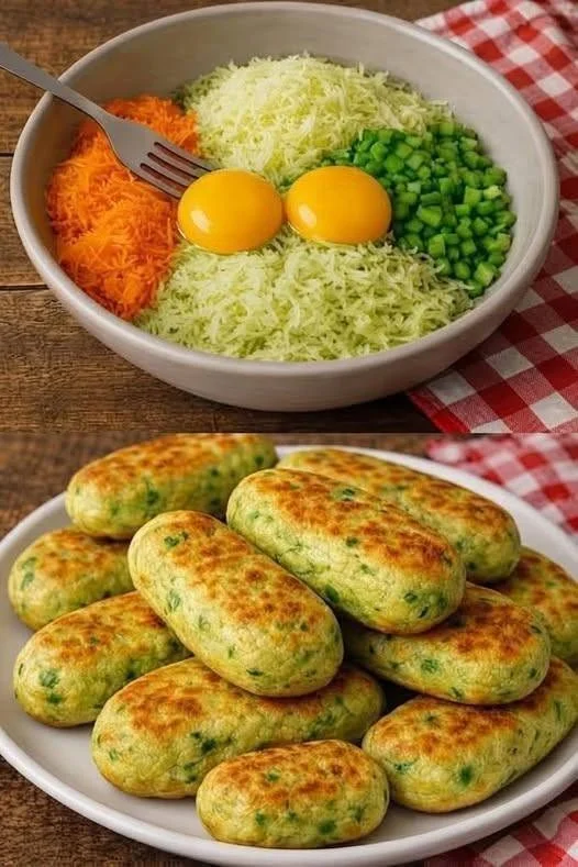 Crispy Zucchini Veggie Croquettes