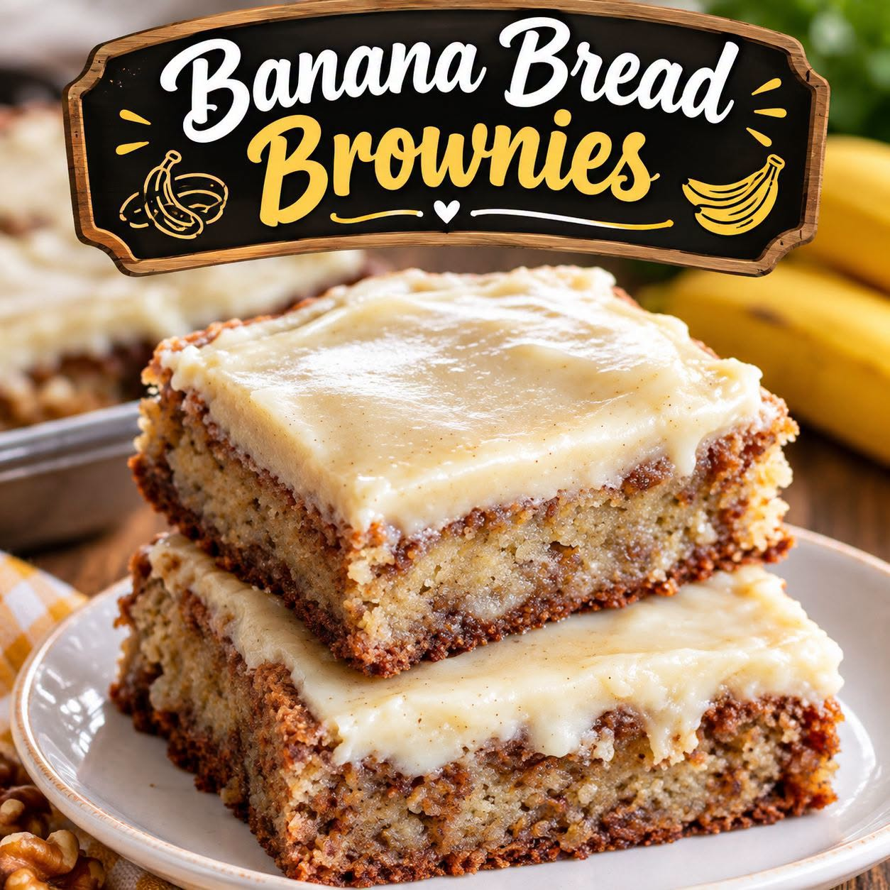 Banana Bread Brownies