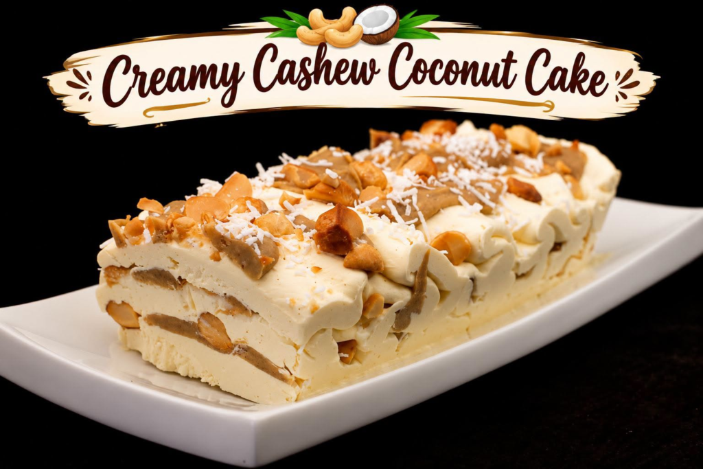Cashew Coconut Cream Cake