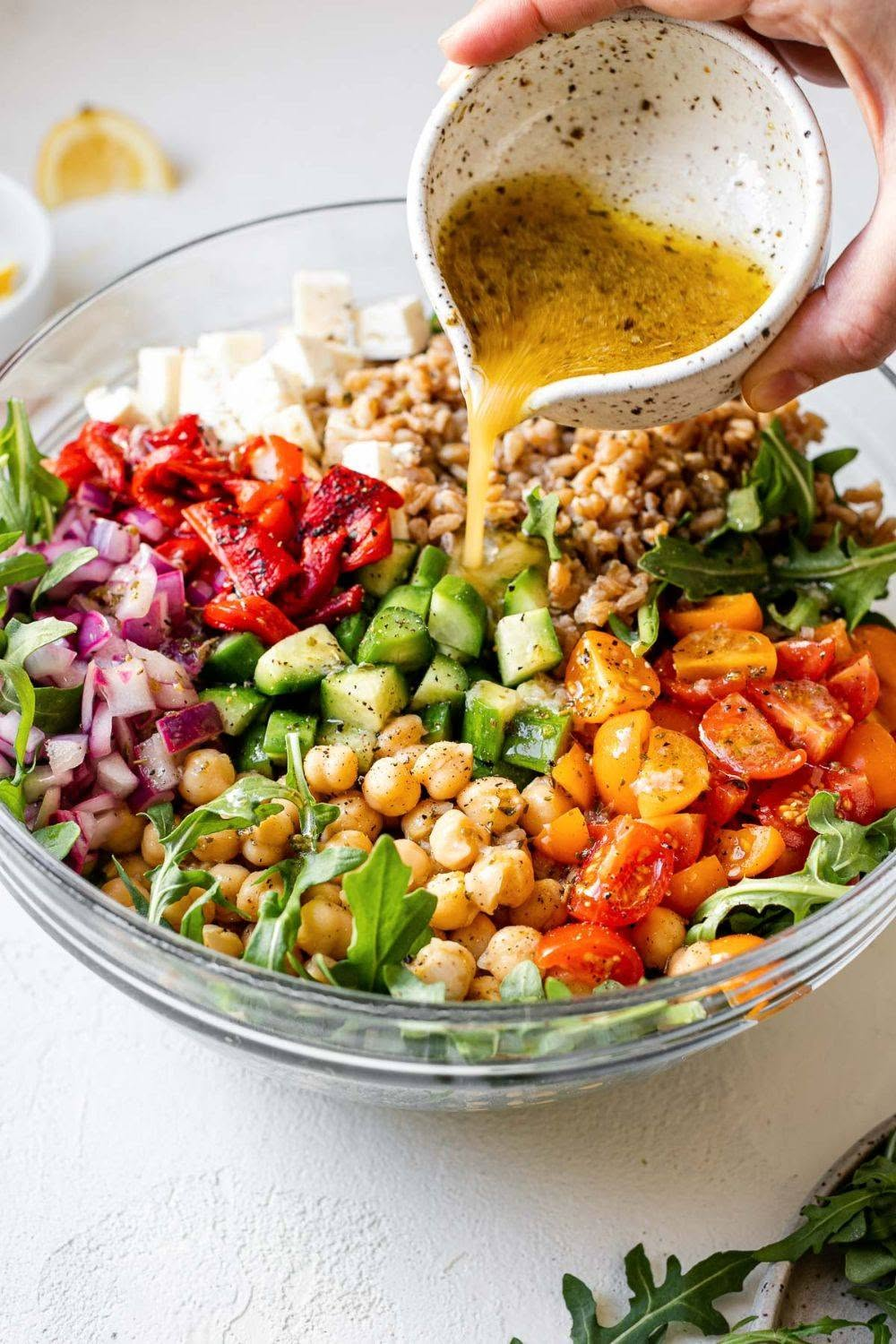 Greek Farro Salad