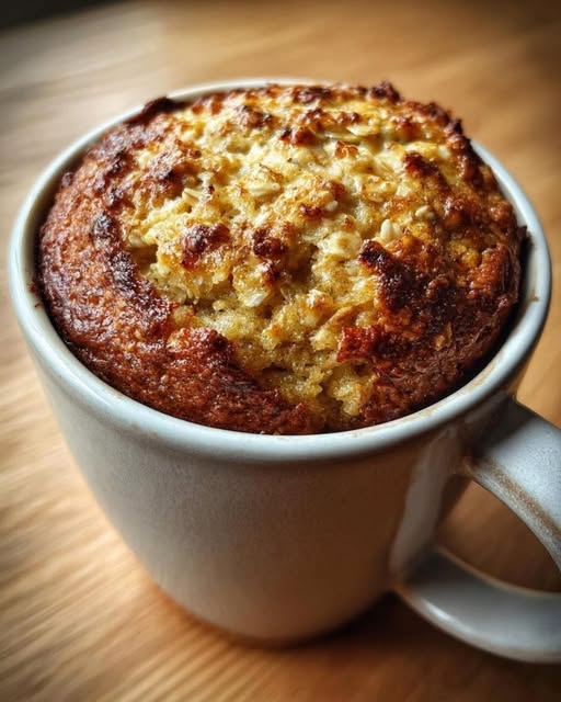Banana Oat Microwave Mug Cake