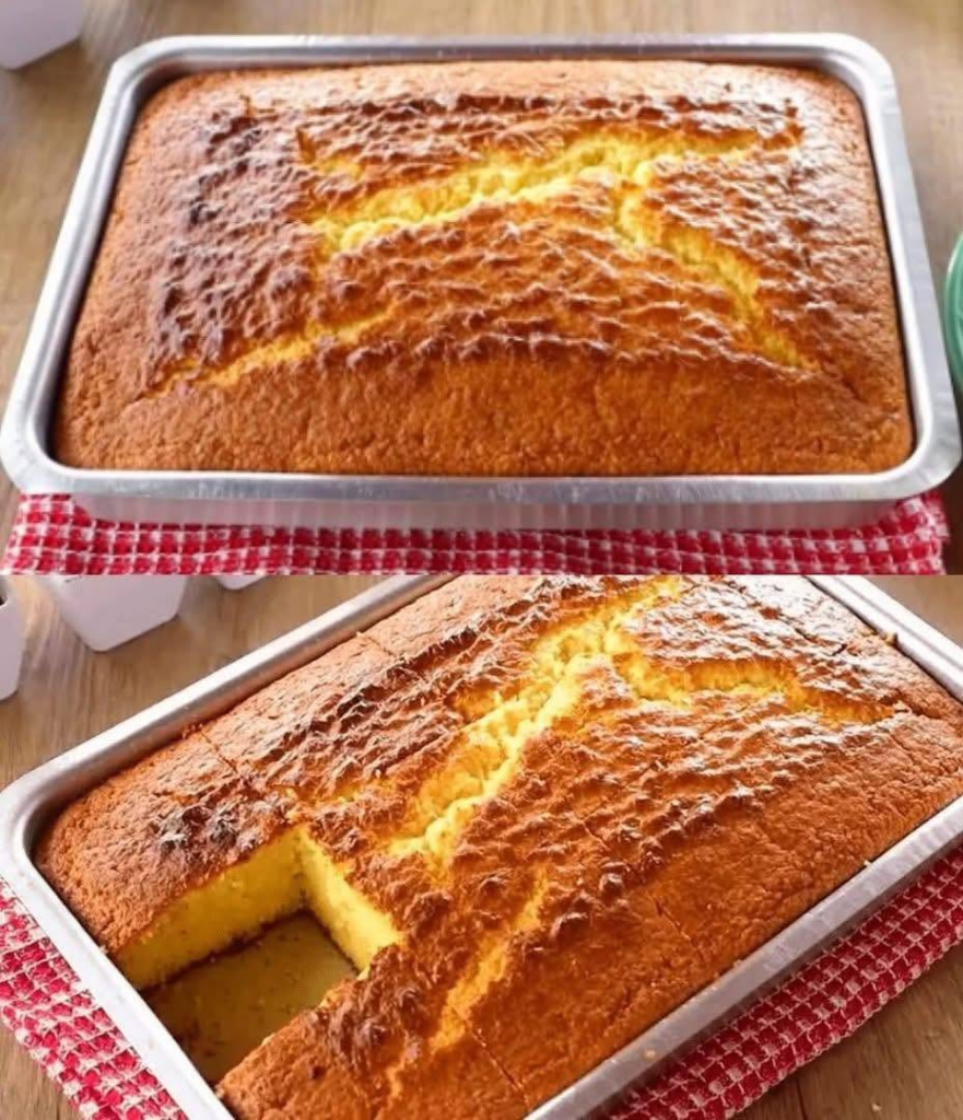 Homemade Cornstarch and Cornmeal Cake: Simple and Delicious Recipe – I Always Make It for Breakfast