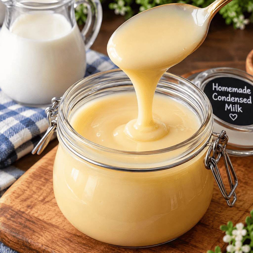 Homemade Sweetened Condensed Milk