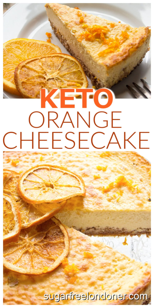 Keto Orange Cheesecake