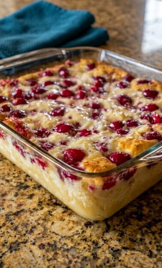 Cranberry Vanilla Bread Pudding