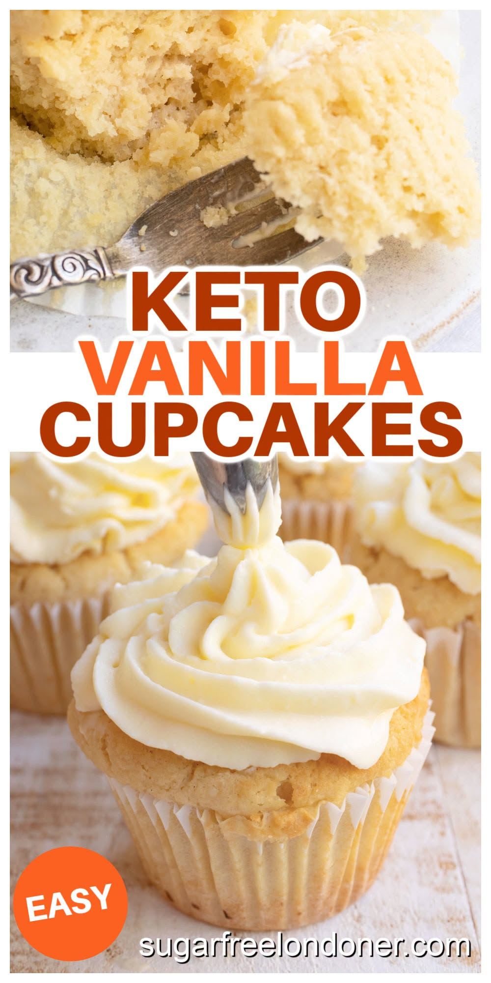 Keto Cupcakes (Vanilla)