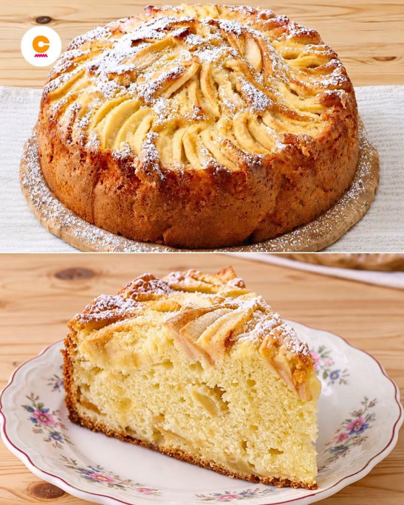 Soft Apple Cake* – super moist, fluffy and full of apples inside