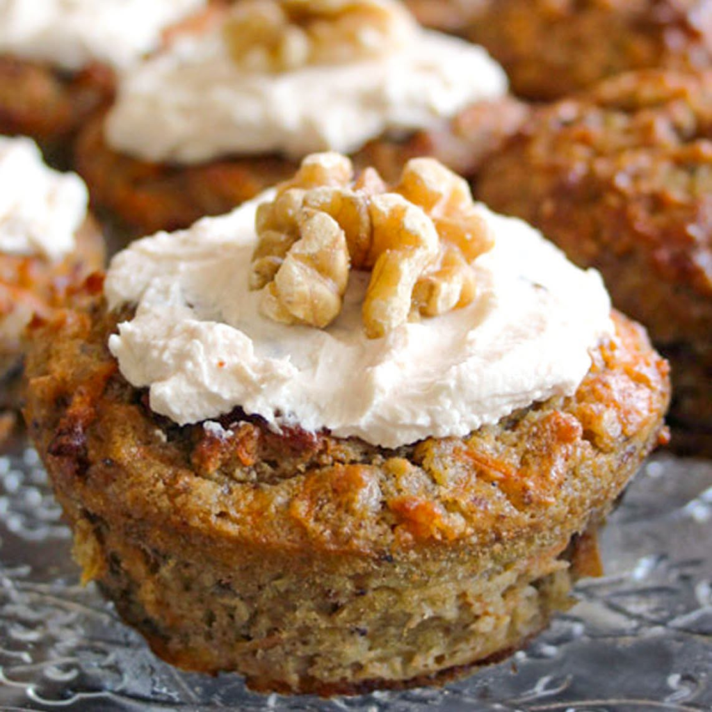 Sugar Free Carrot Cake Muffins