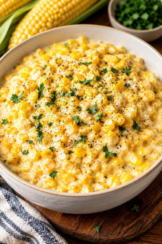 Classic Creamed Corn – Creamy, Buttery & Irresistible!
