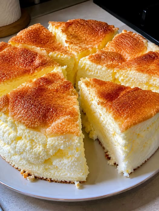 Fluffy Japanese-Style Soufflé Cheesecake