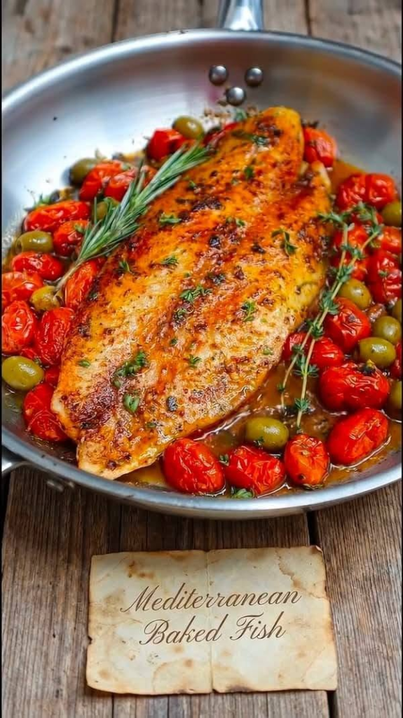 Mediterranean Baked Fish