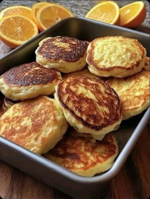 orange ricotta pancakes
