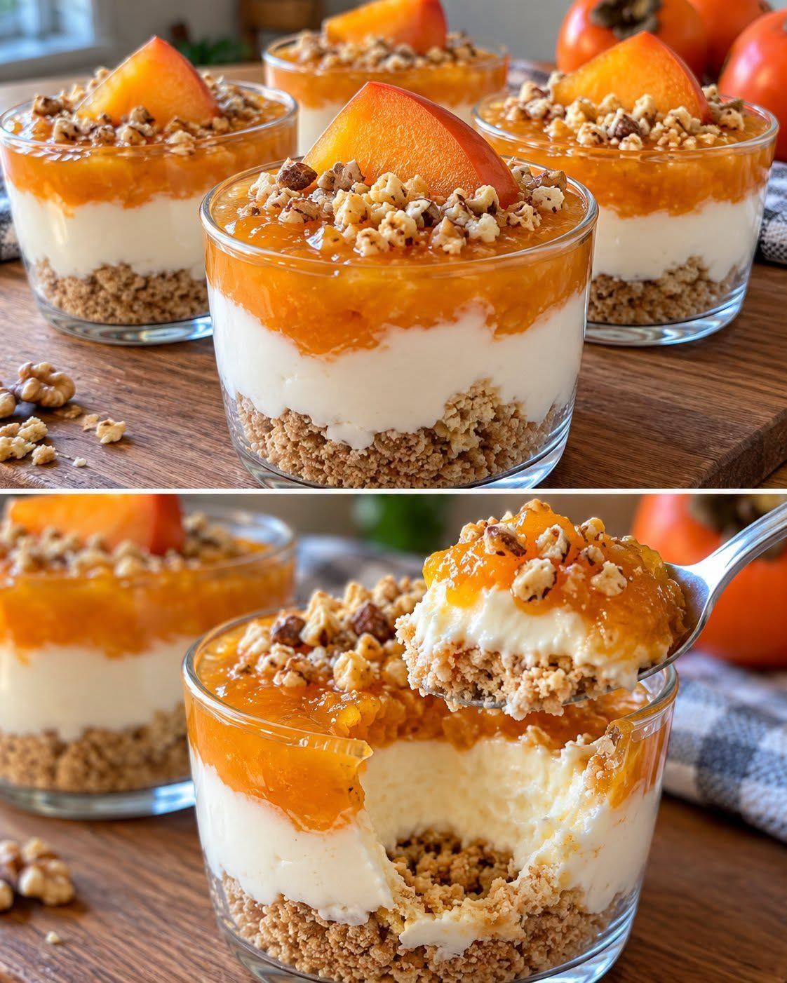 Persimmon Yogurt Cups That Taste Like Pastry Dessert