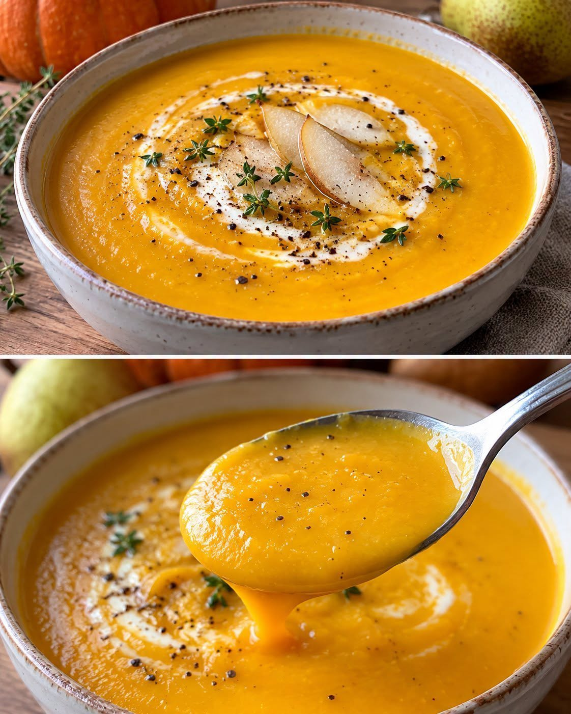 Pumpkin Cream with Pear: Smooth, Sweet, and Perfect for October