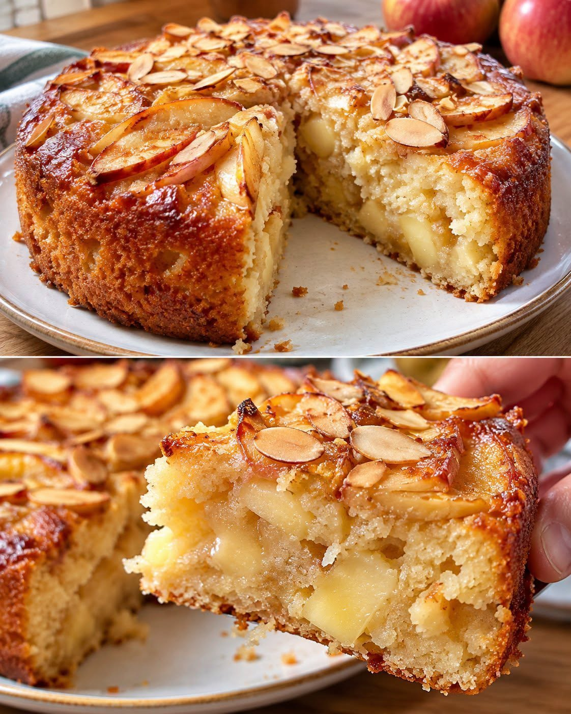 Apple and Almond Cake That Stays Moist Overnight