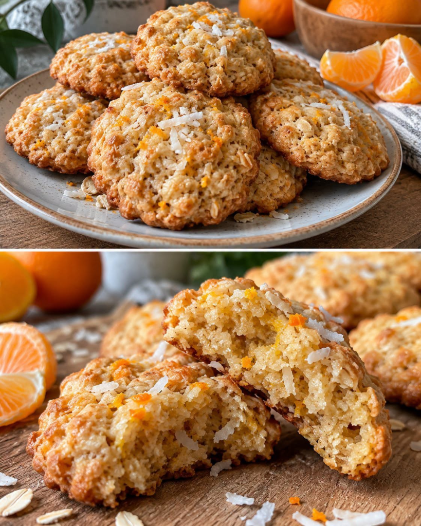 Mandarin Coconut Oatmeal Cookies: Tender One-Bowl Recipe