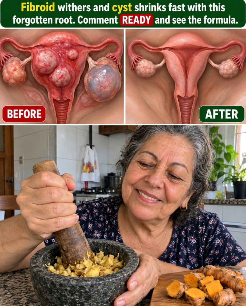 Fibroid and Cyst Shrink When This Root Goes Into Action